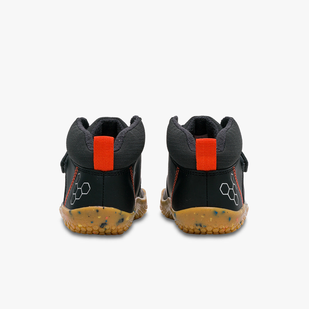 Vivobarefoot Primus Ludo Hi Kids Obsidian - Sole Therapy