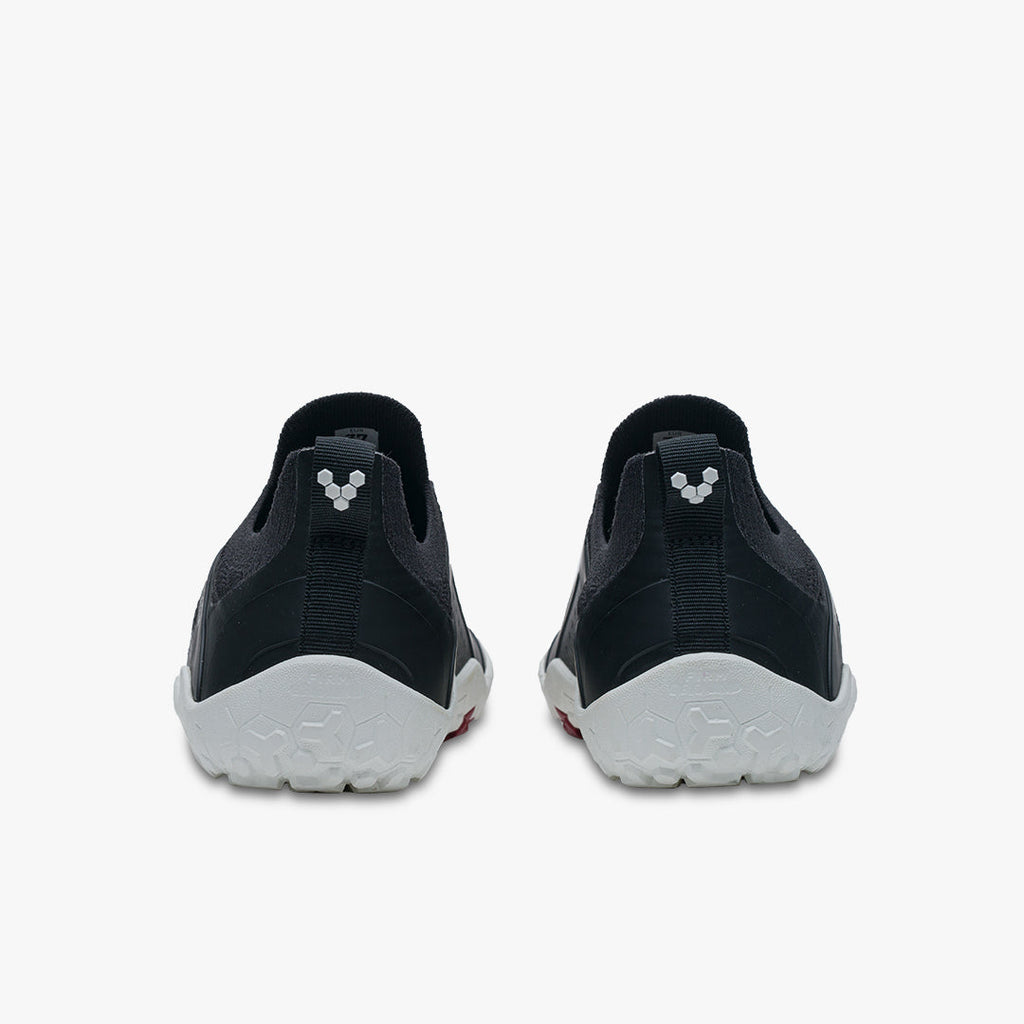 Vivobarefoot Primus Trail Knit Fg Mens Obsidian White - Sole Therapy