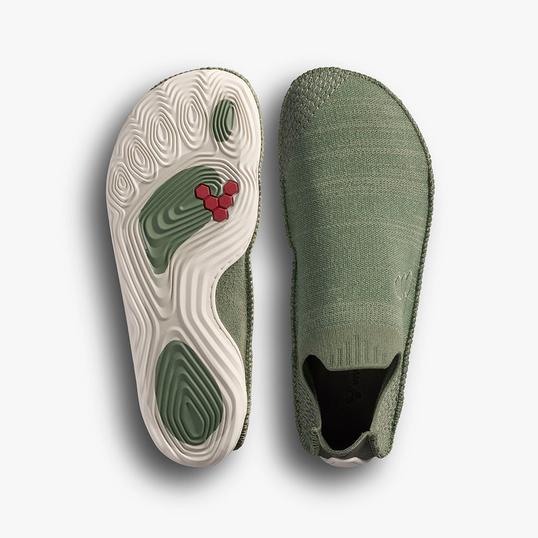 Vivobarefoot Sensus Knit Men's Olive Night - Sole Therapy