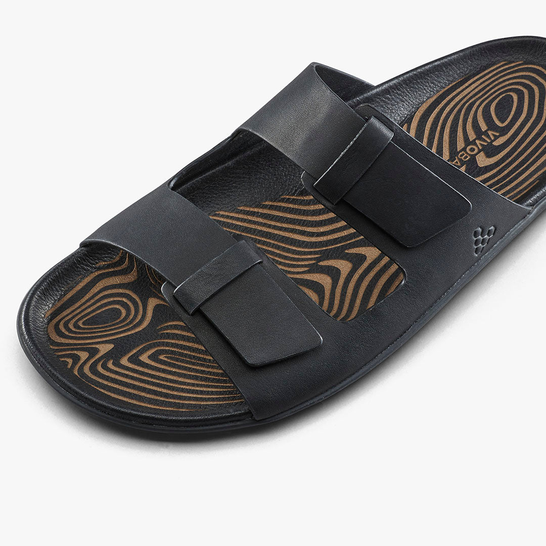 Vivobarefoot Sensus Yin Slide Womens Obsidian - Sole Therapy
