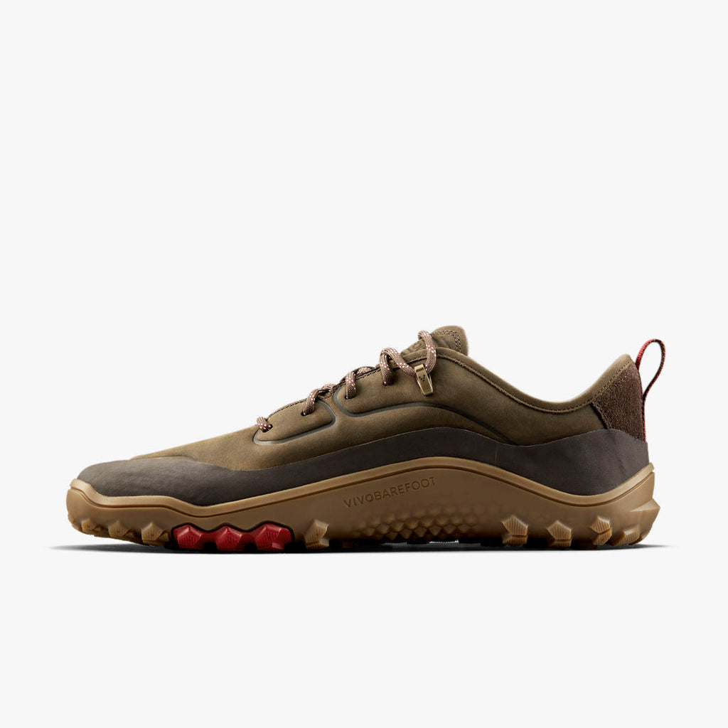 Vivobarefoot Tracker Leather Low Mens Bracken - Sole Therapy