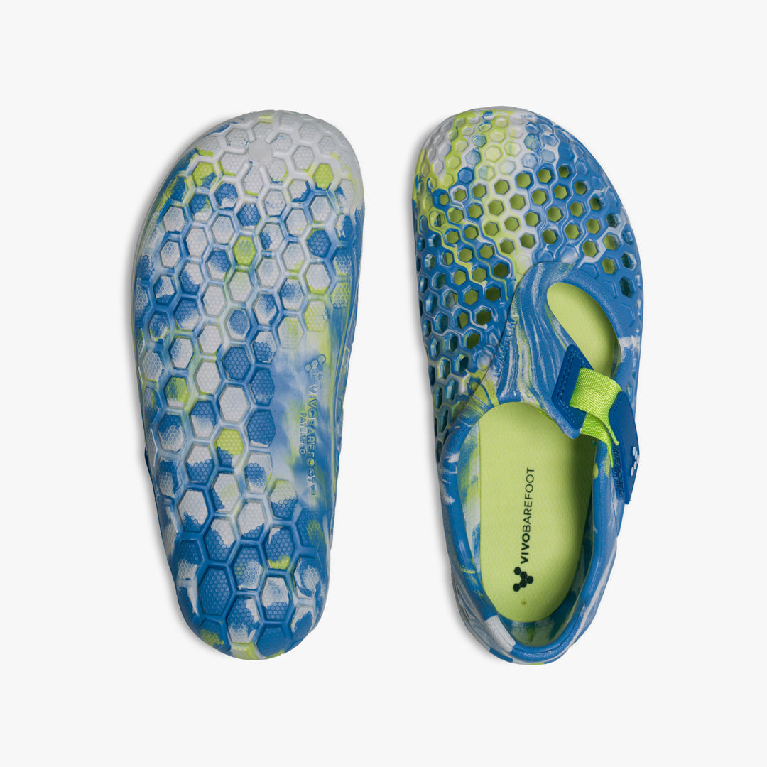 Vivobarefoot Ultra Bloom Juniors Blue Aqua - Sole Therapy