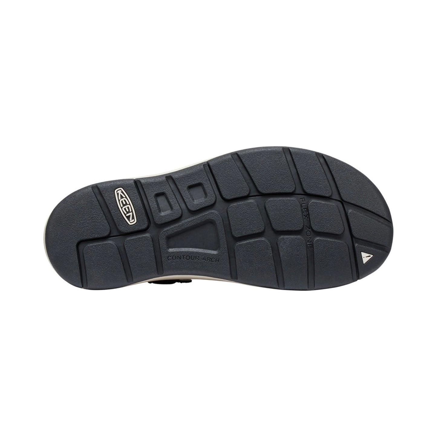 WOMEN UNEEK CANVAS FLAT SANDALS BLACK/BIRCH - Sole Therapy