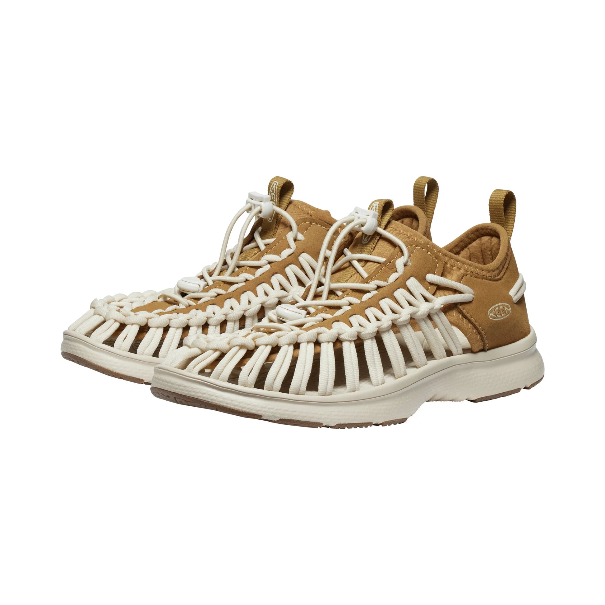 WOMEN UNEEK O3 FLAT SANDALS BISTRE/BIRCH - Sole Therapy
