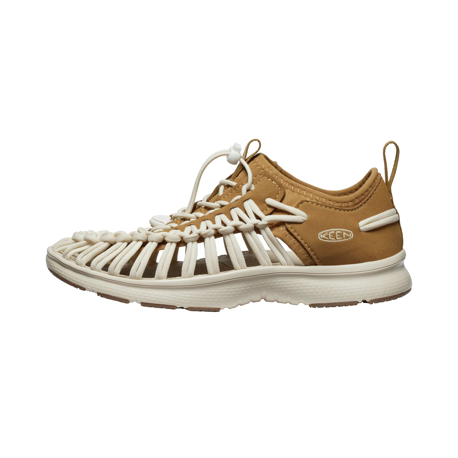 WOMEN UNEEK O3 FLAT SANDALS BISTRE/BIRCH - Sole Therapy