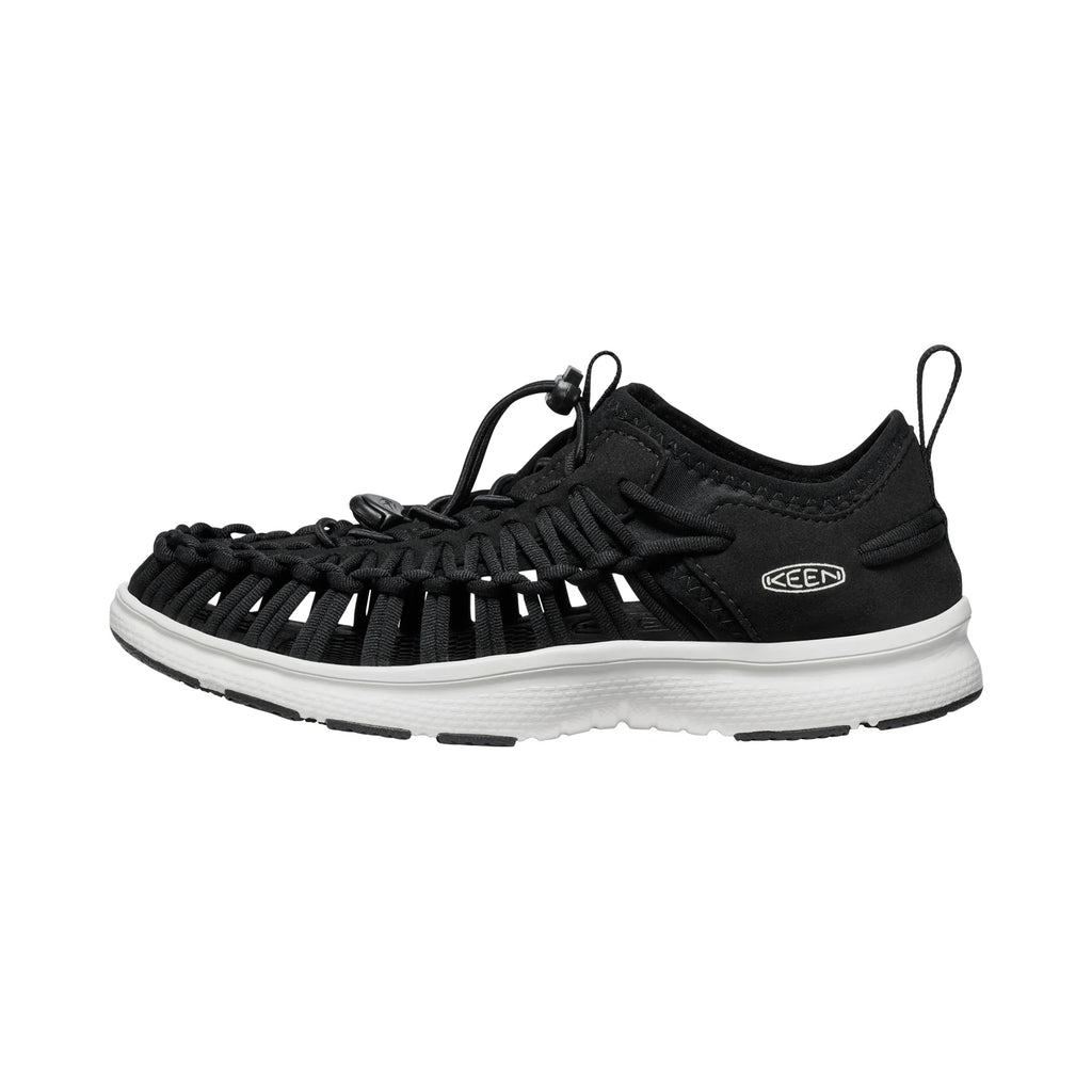 WOMEN UNEEK O3 FLAT SANDALS BLACK /STAR WHITE - Sole Therapy
