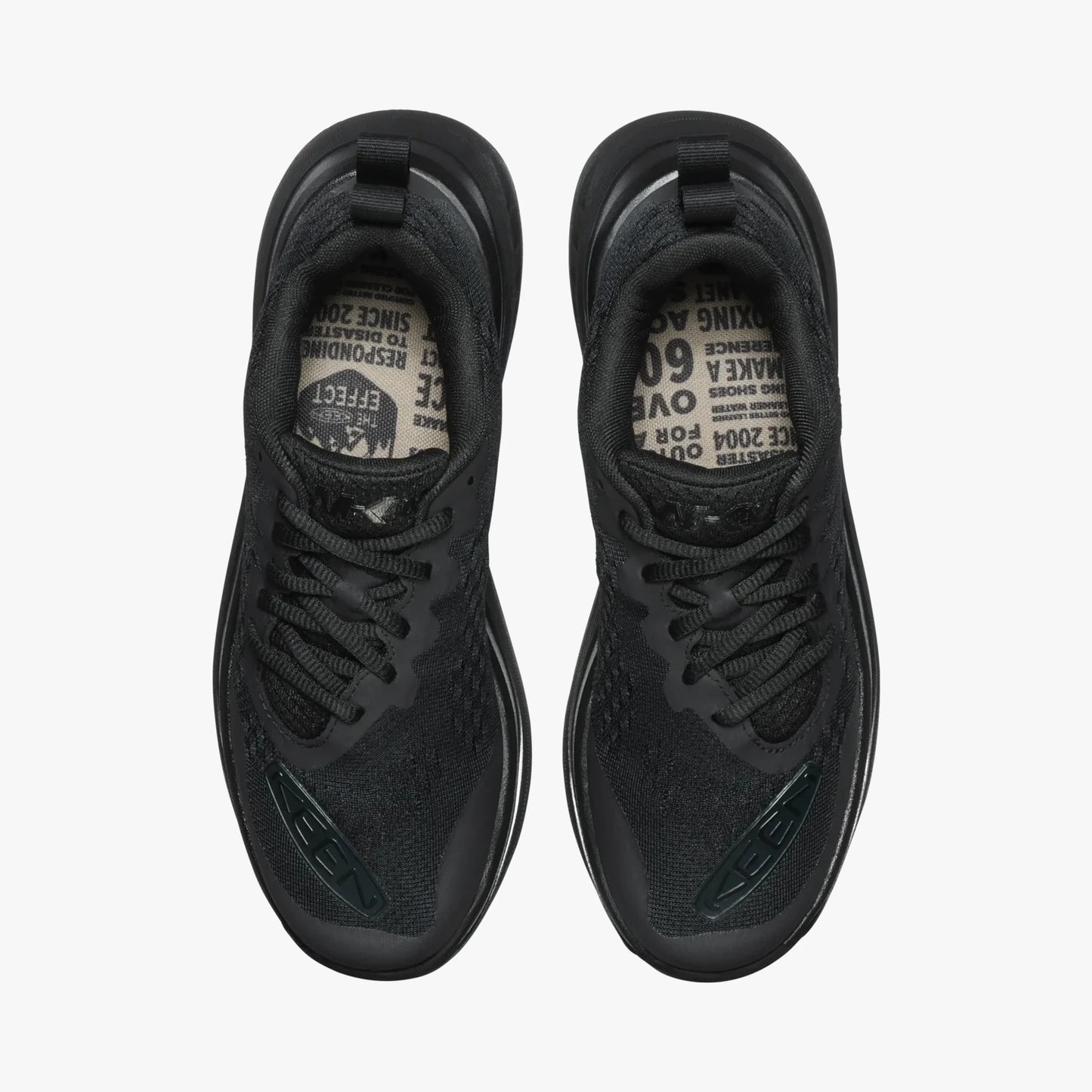 Women's WK400 Walking Shoe Triple Black - Sole Therapy