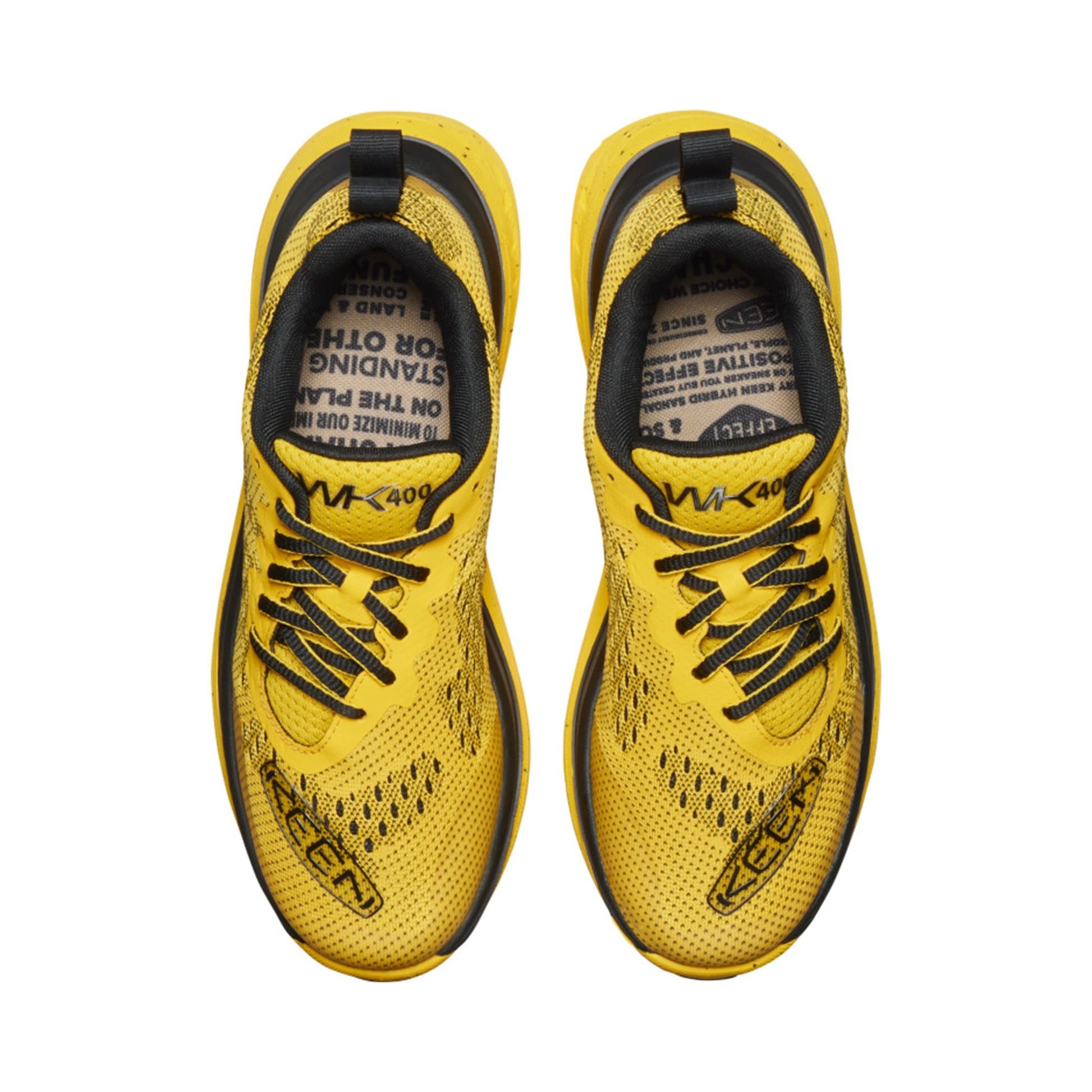 Women's WK400 Walking Shoe Yellow / Black - Sole Therapy