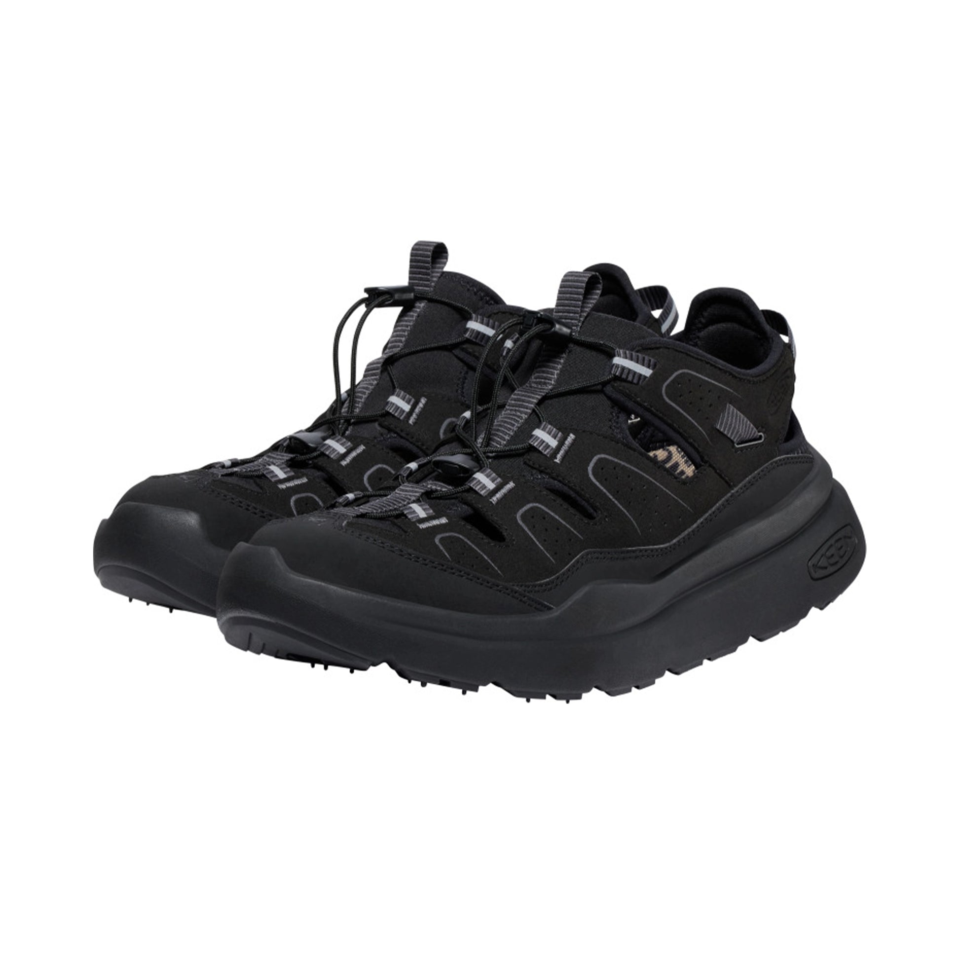 Women's WK450 Walking Sandal Black/ Black - Sole Therapy