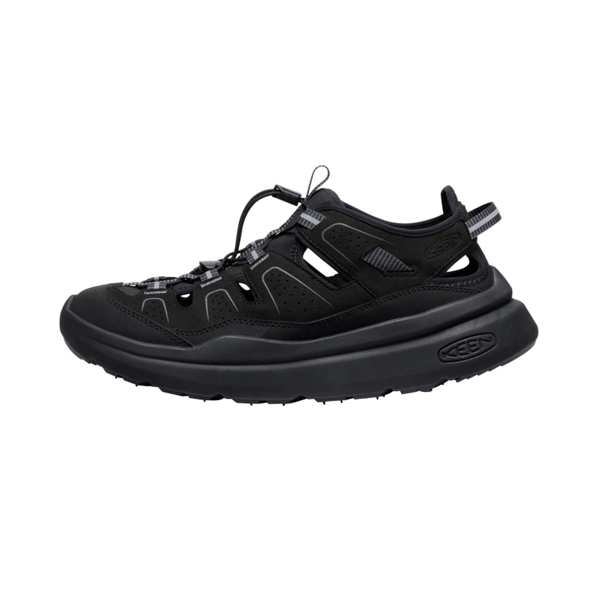 Women's WK450 Walking Sandal Black/ Black - Sole Therapy