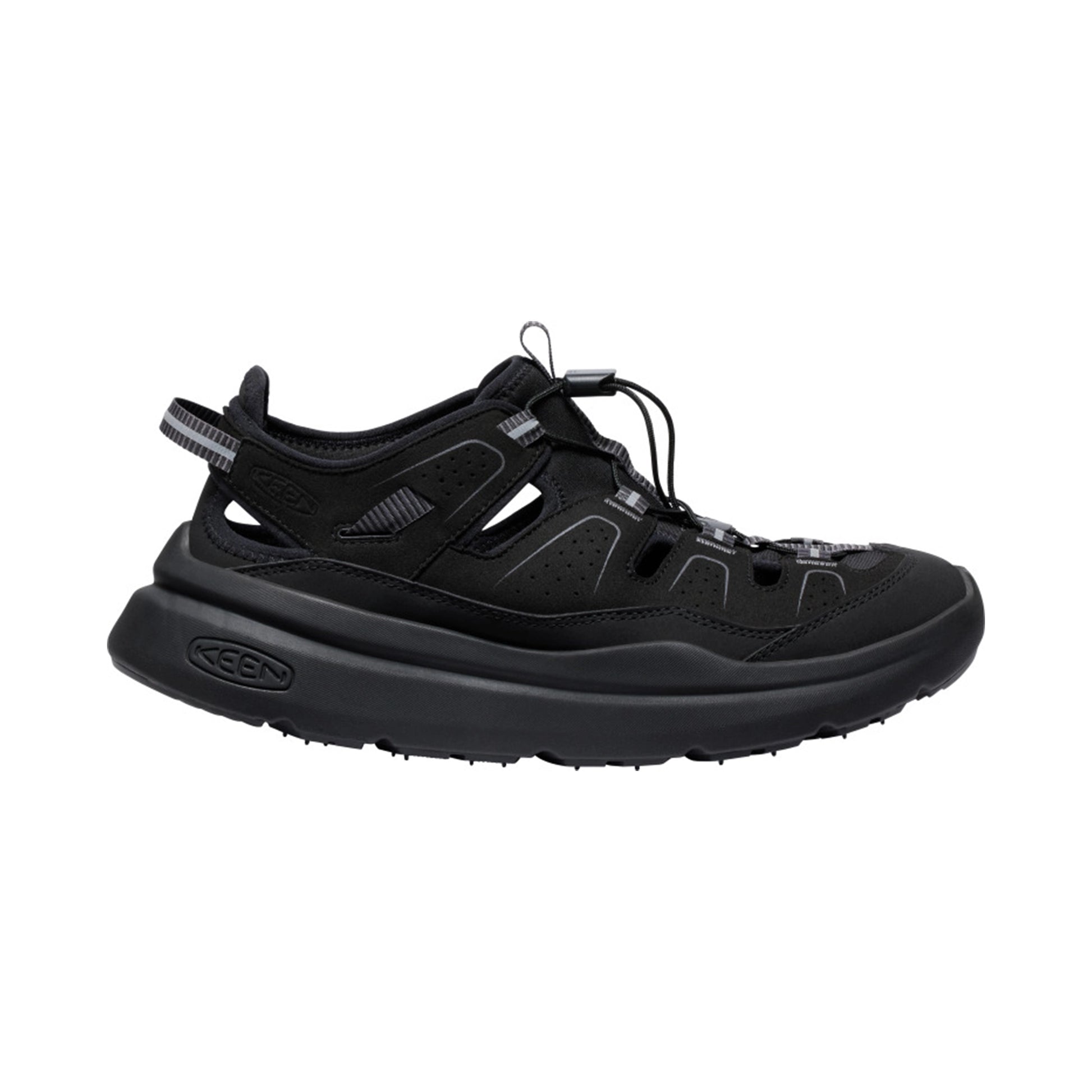 Women's WK450 Walking Sandal Black/ Black - Sole Therapy