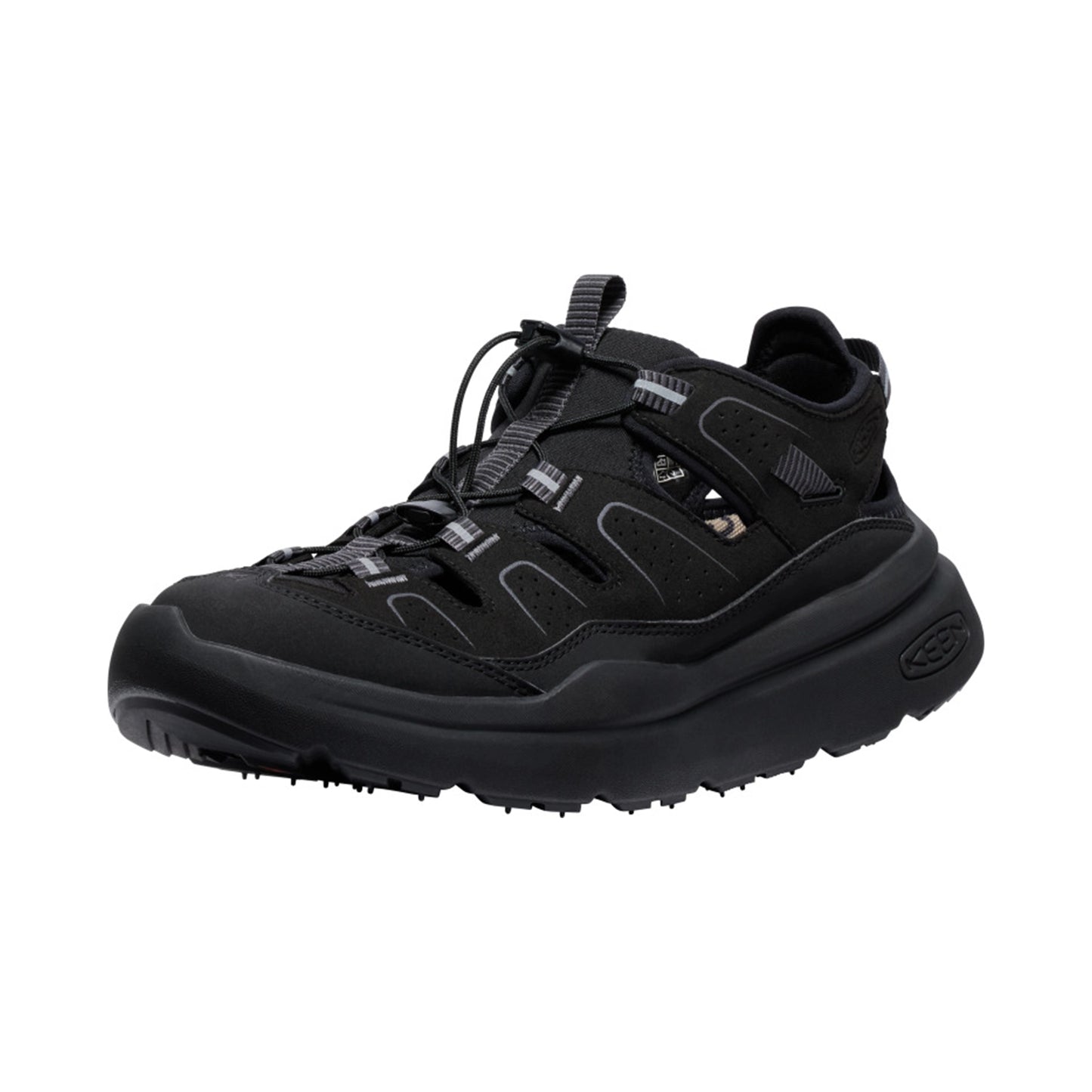 Women's WK450 Walking Sandal Black/ Black - Sole Therapy