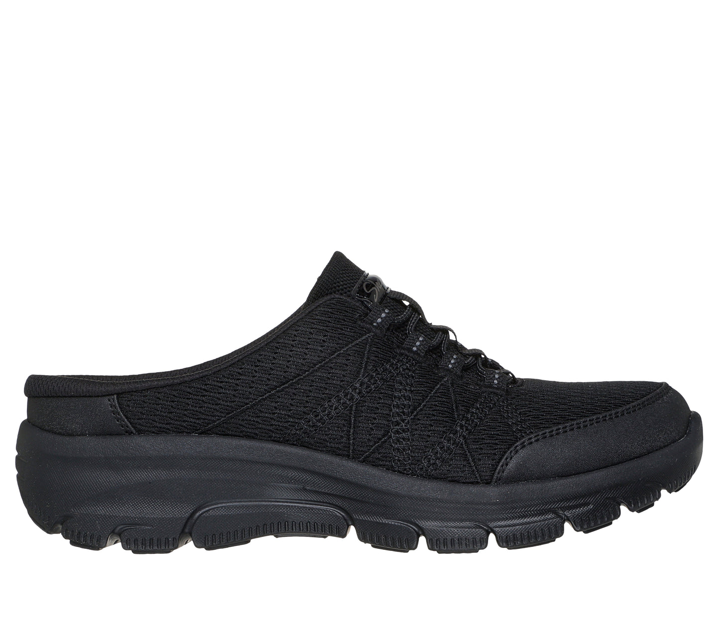 SKECHERS WOMEN'S EASY GOING SLIP-ON SHOES - BLACK/BLACK