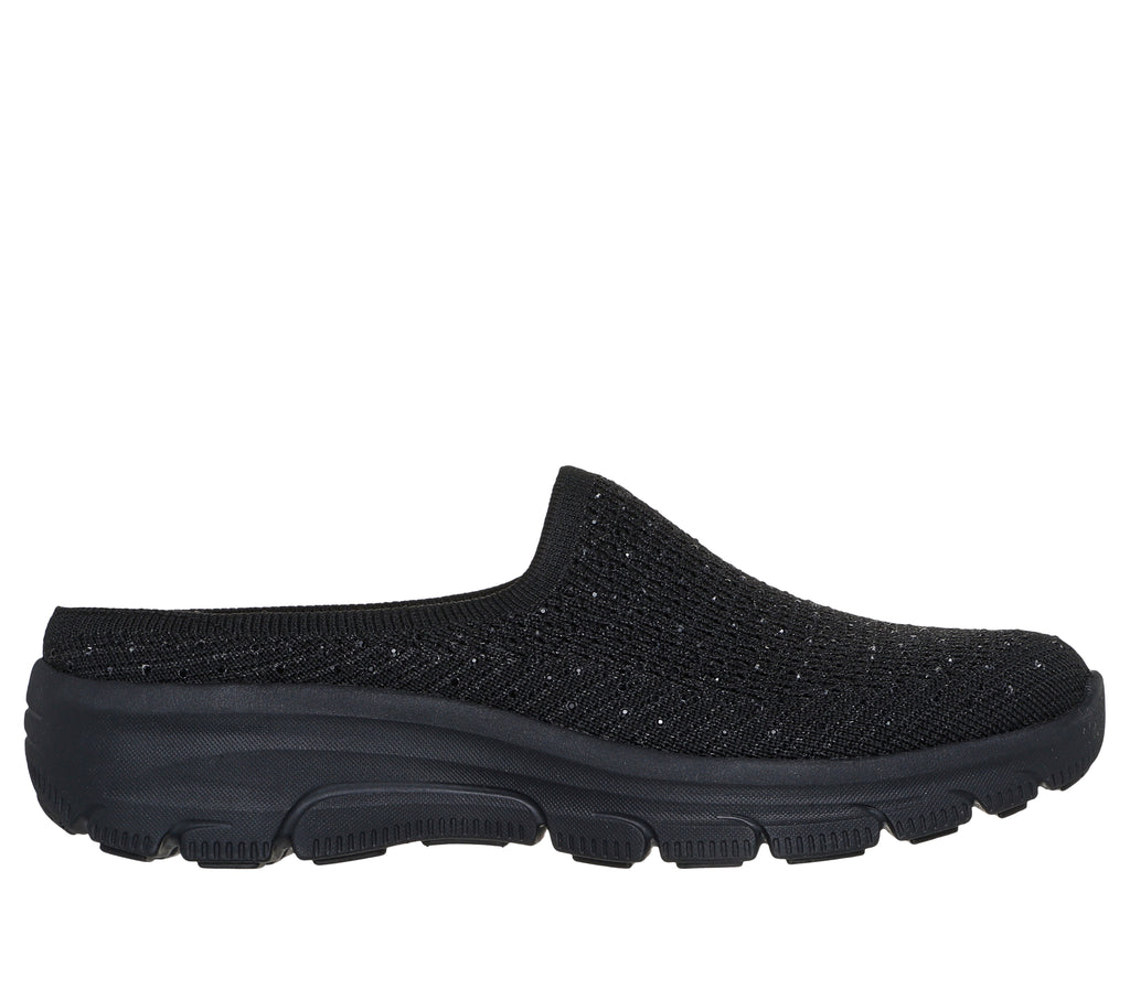 SKECHERS WOMEN'S EASY GOING SLIDE - BLACK/BLACK