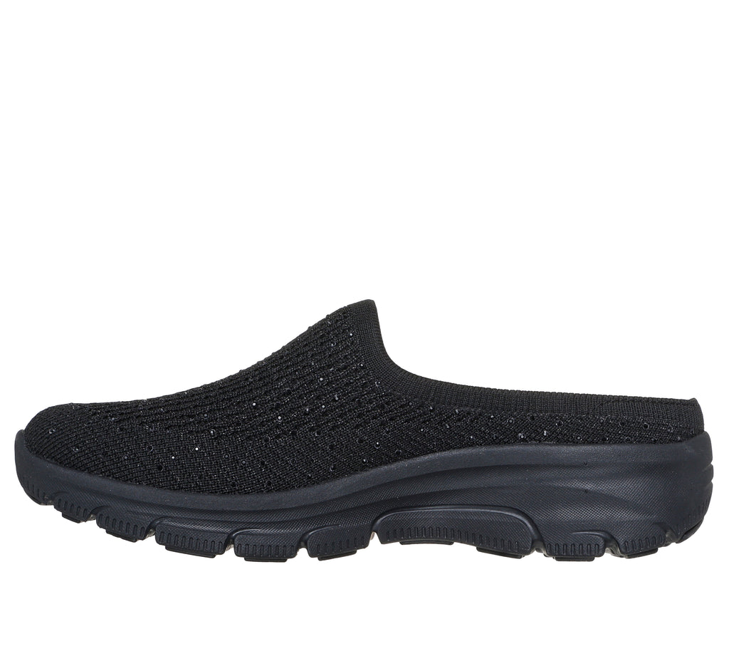 SKECHERS WOMEN'S EASY GOING SLIDE - BLACK/BLACK