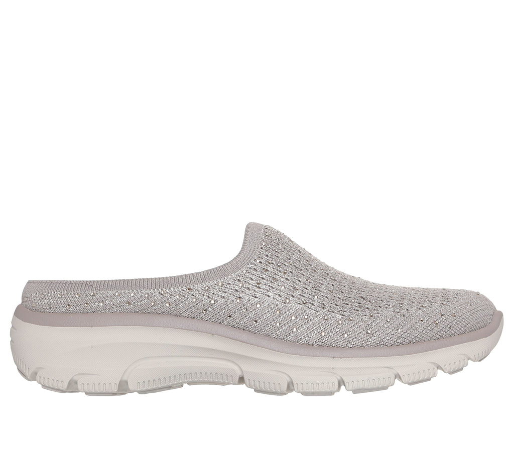 SKECHERS WOMENS EASY GOING SLIDE - TAUPE