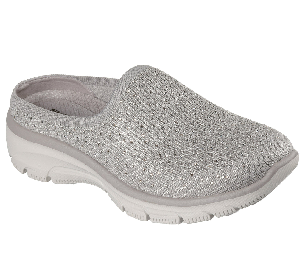 SKECHERS WOMENS EASY GOING SLIDE - TAUPE