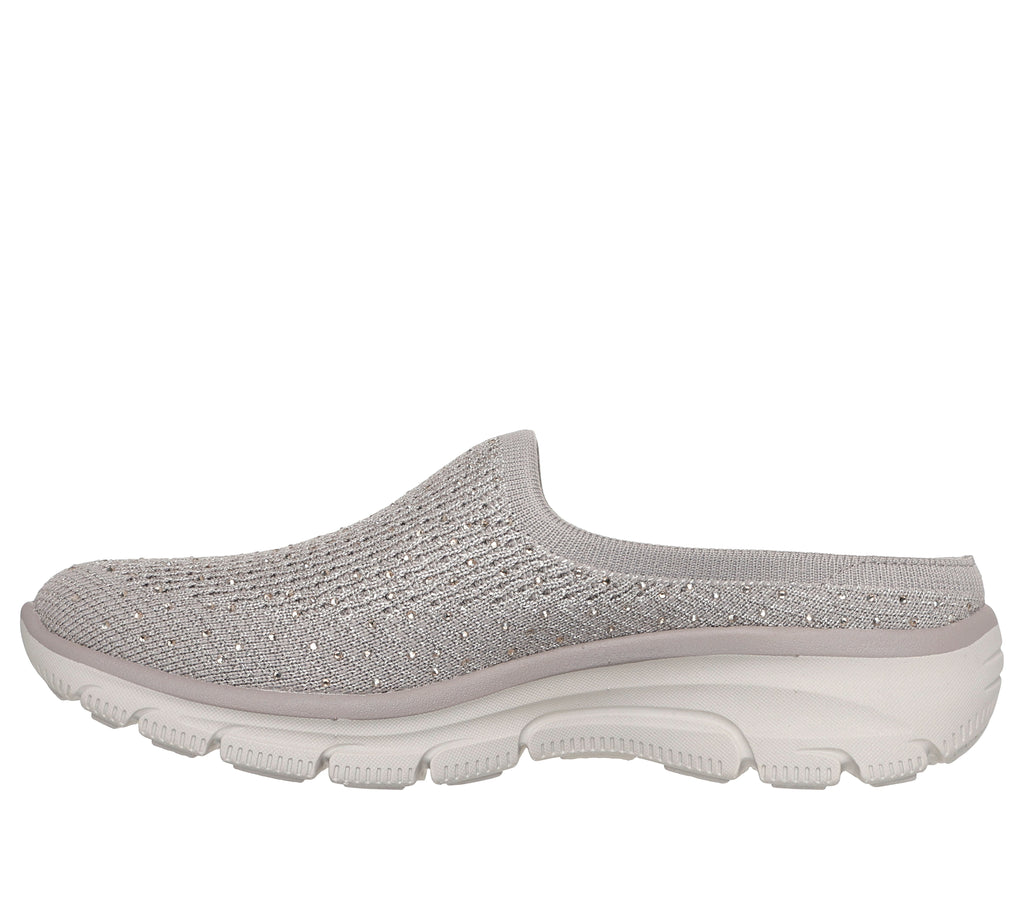 SKECHERS WOMENS EASY GOING SLIDE - TAUPE