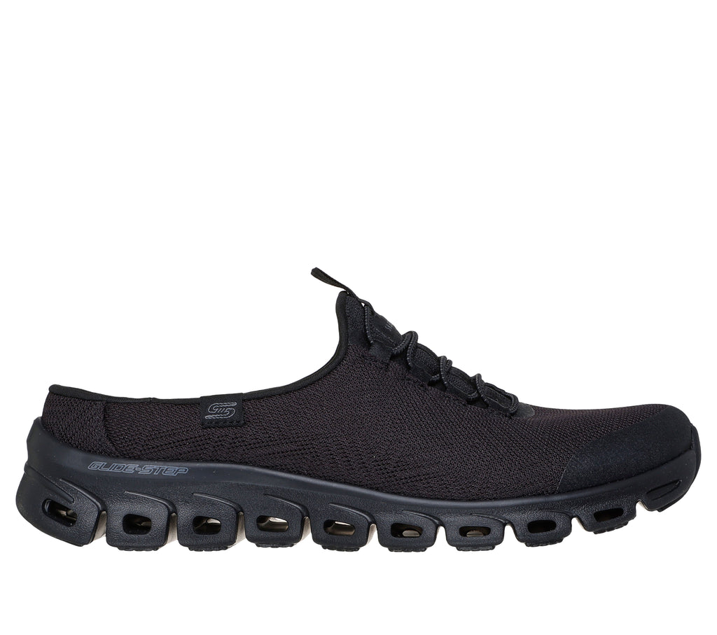 SKECHERS WOMENS SHOES BUNGEE-BLACK/BLACK