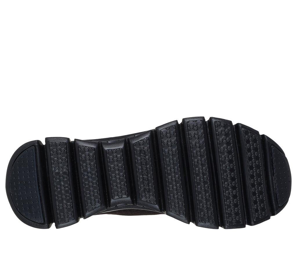 SKECHERS WOMENS SHOES BUNGEE-BLACK/BLACK