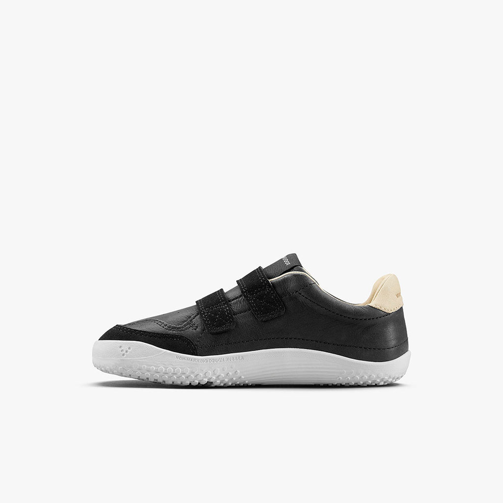 Vivobarefoot Gobi Sneakers Kids- Obsidian - Sole Therapy