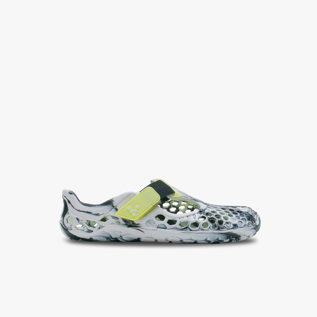 Vivobarefoot Ultra Bloom Kids Obsidian White