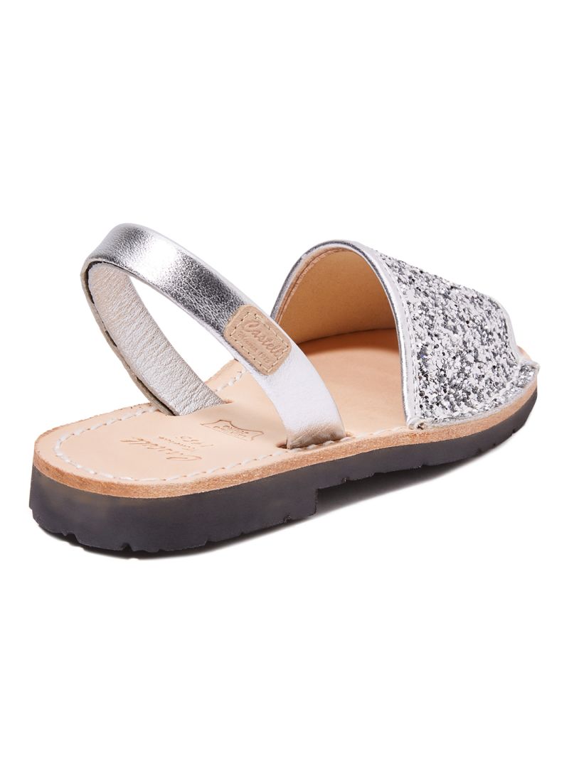 CASTELL IKER  GLITTER KIDS SANDAL GLITTER/SILVER
