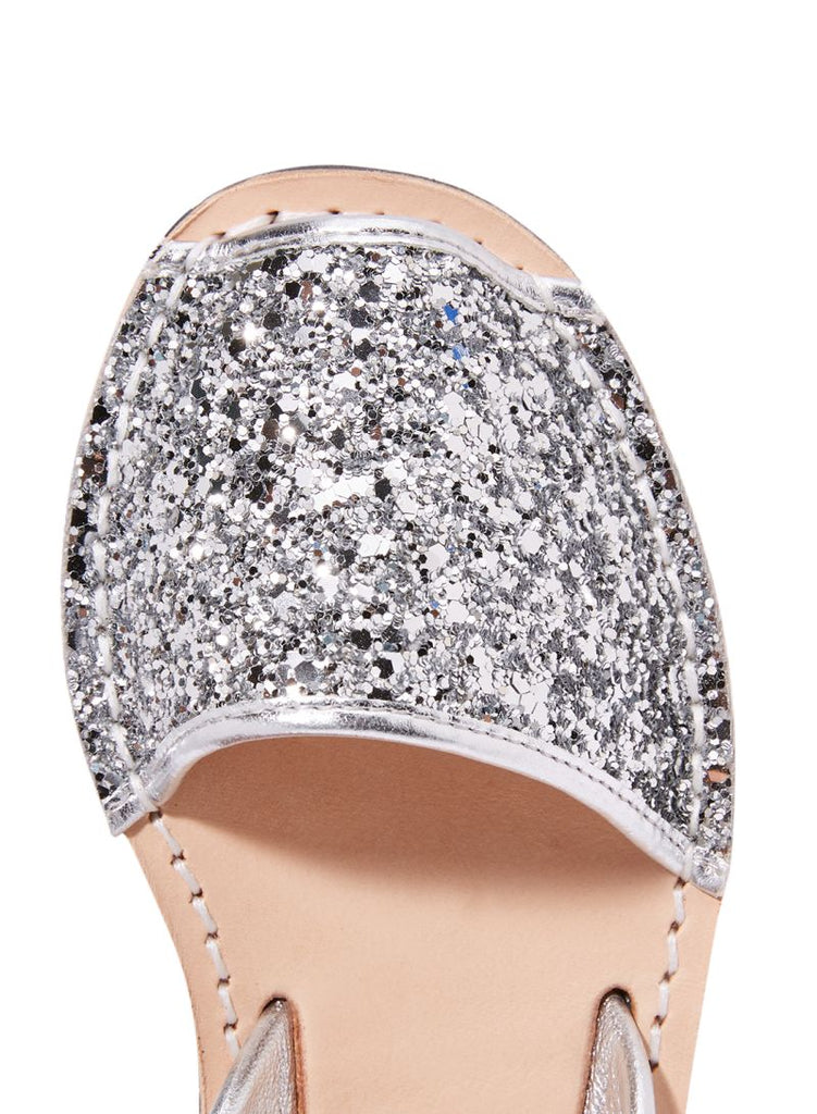 CASTELL IKER  GLITTER KIDS SANDAL GLITTER/SILVER