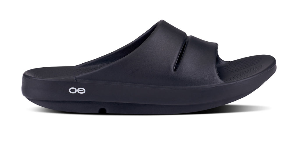 OOFOS MEN'S OOAHH SLIDE SANDAL-BLACK