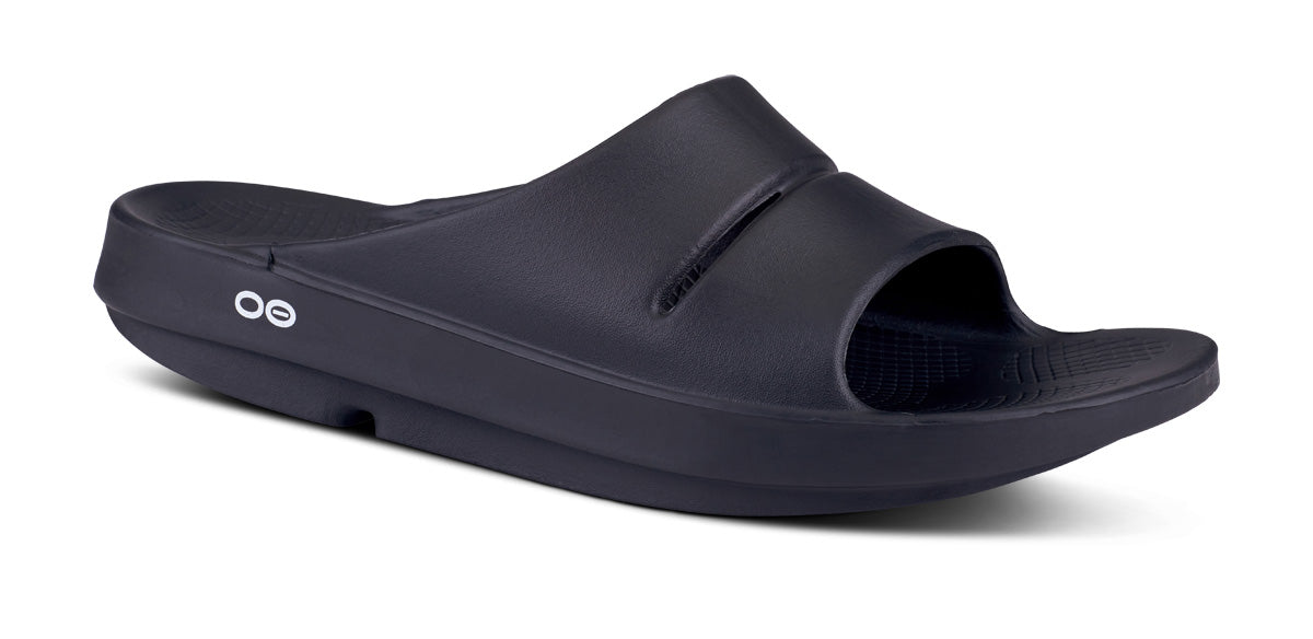 OOFOS MEN'S OOAHH SLIDE SANDAL-BLACK