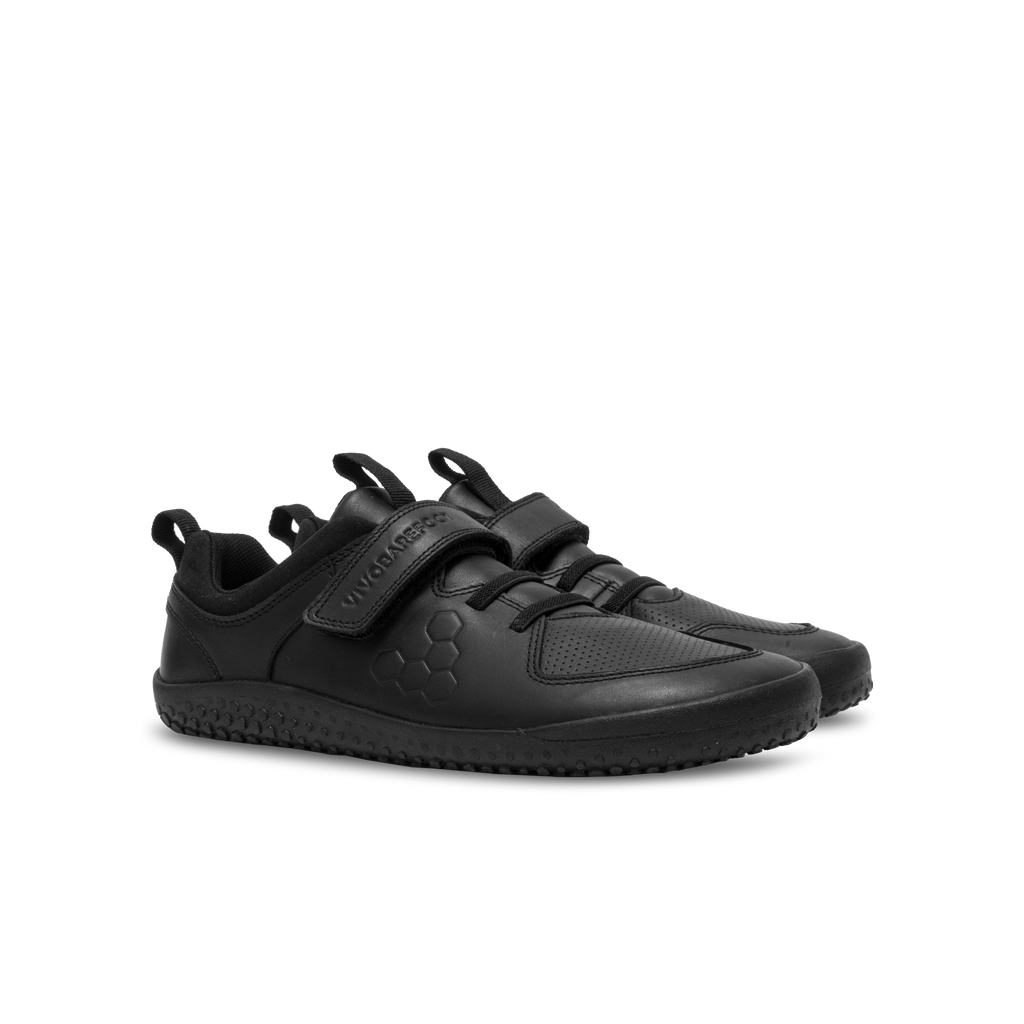 Vivobarefoot Primus Ludo School Junior  Obsidian