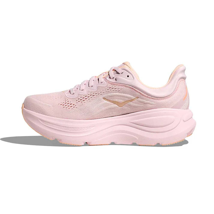 HOKA WOMENS BONDI 9 ROAD RUNNINGLILAC CREAM / TANGERINE GLOW
