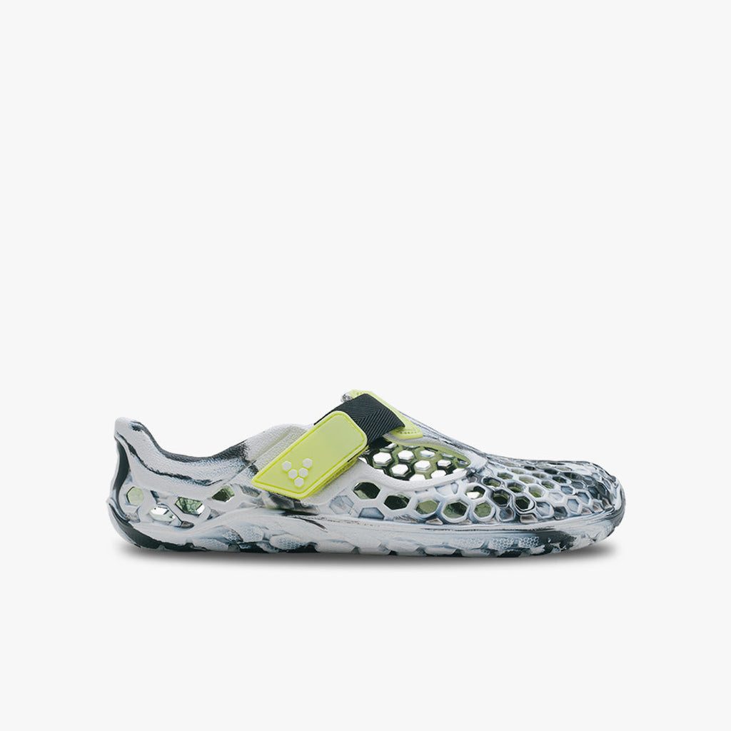 Vivobarefoot Ultra Bloom Juniors Obsidian White