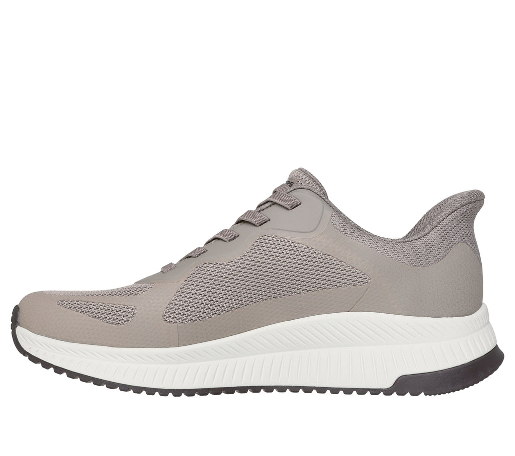 SKECHERS MEN'S BOBS SQUAD 4 - DARK TAUPE