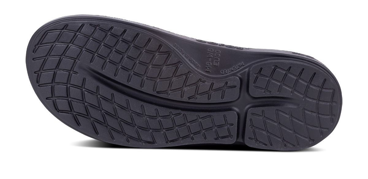 OOFOS CLOG SLIDE SANDALS -BLACK