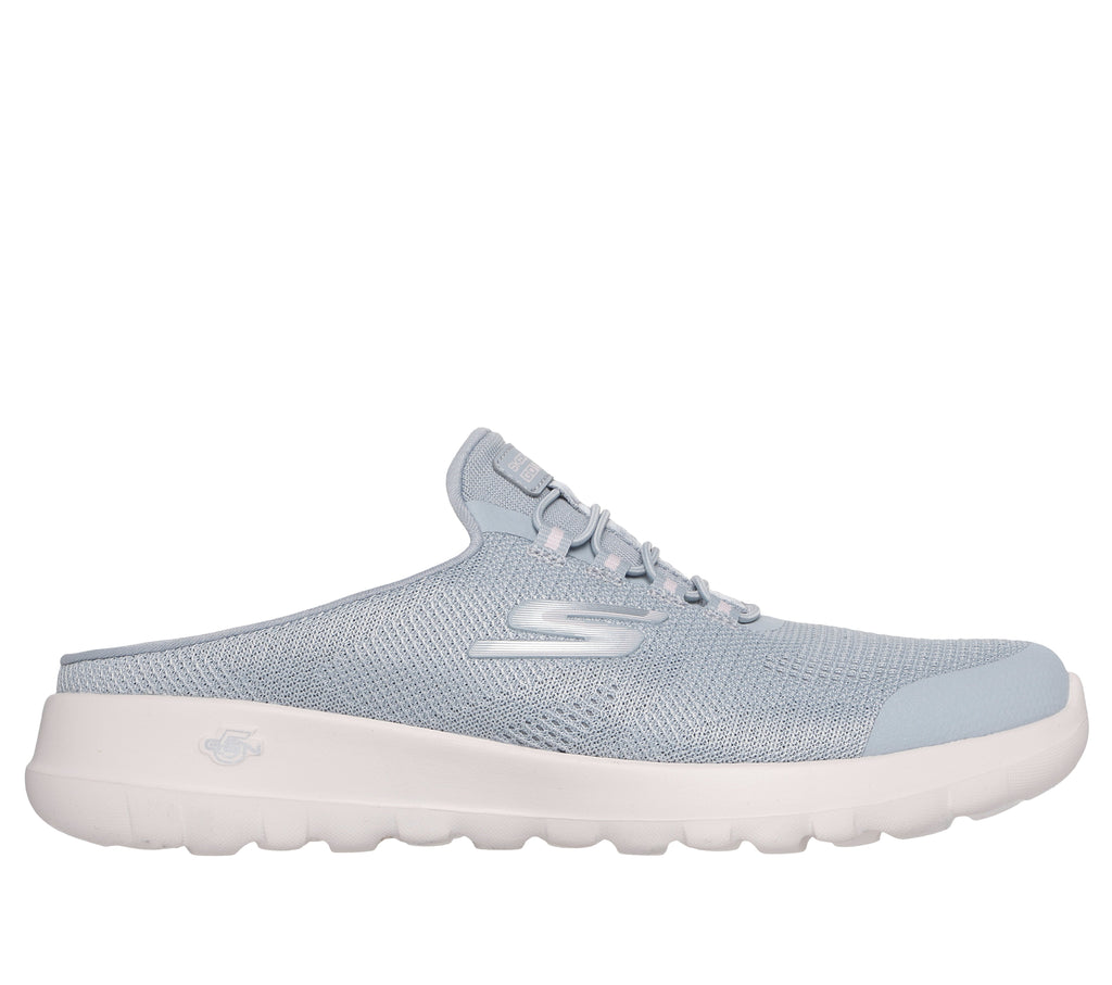 SKECHERS WOMEN'S GO WALK JOY - WHITE/SILVER