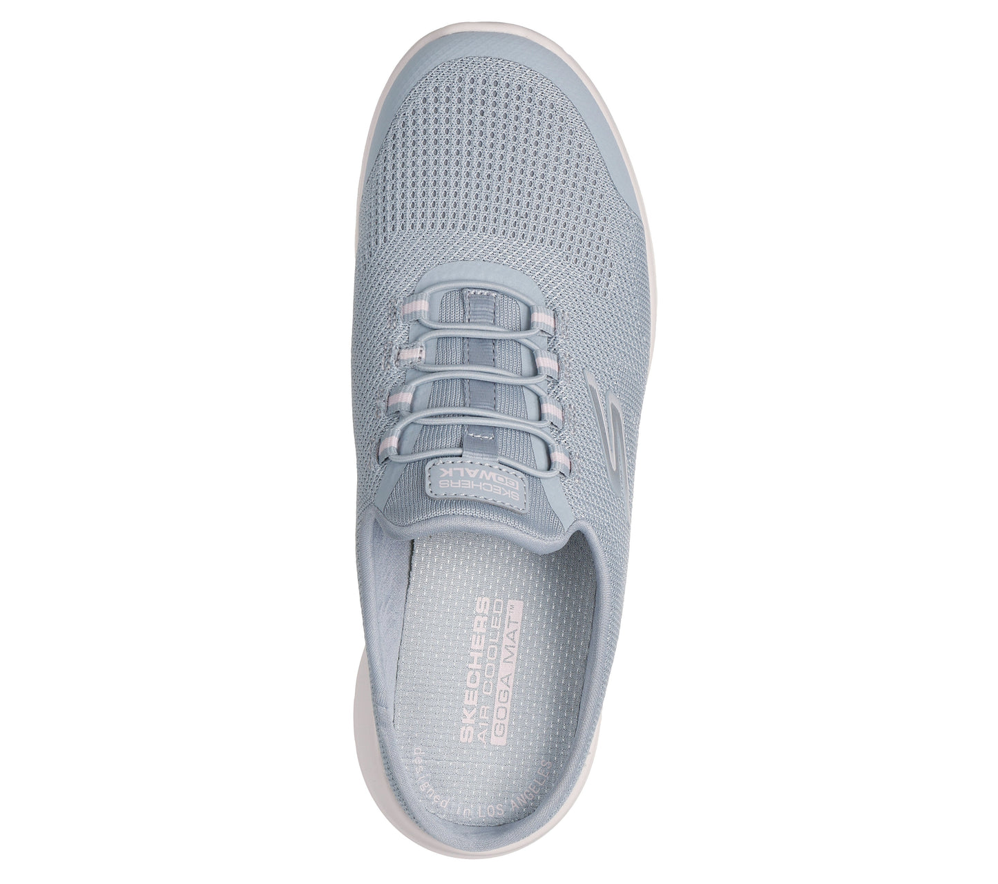 SKECHERS WOMEN'S GO WALK JOY - WHITE/SILVER