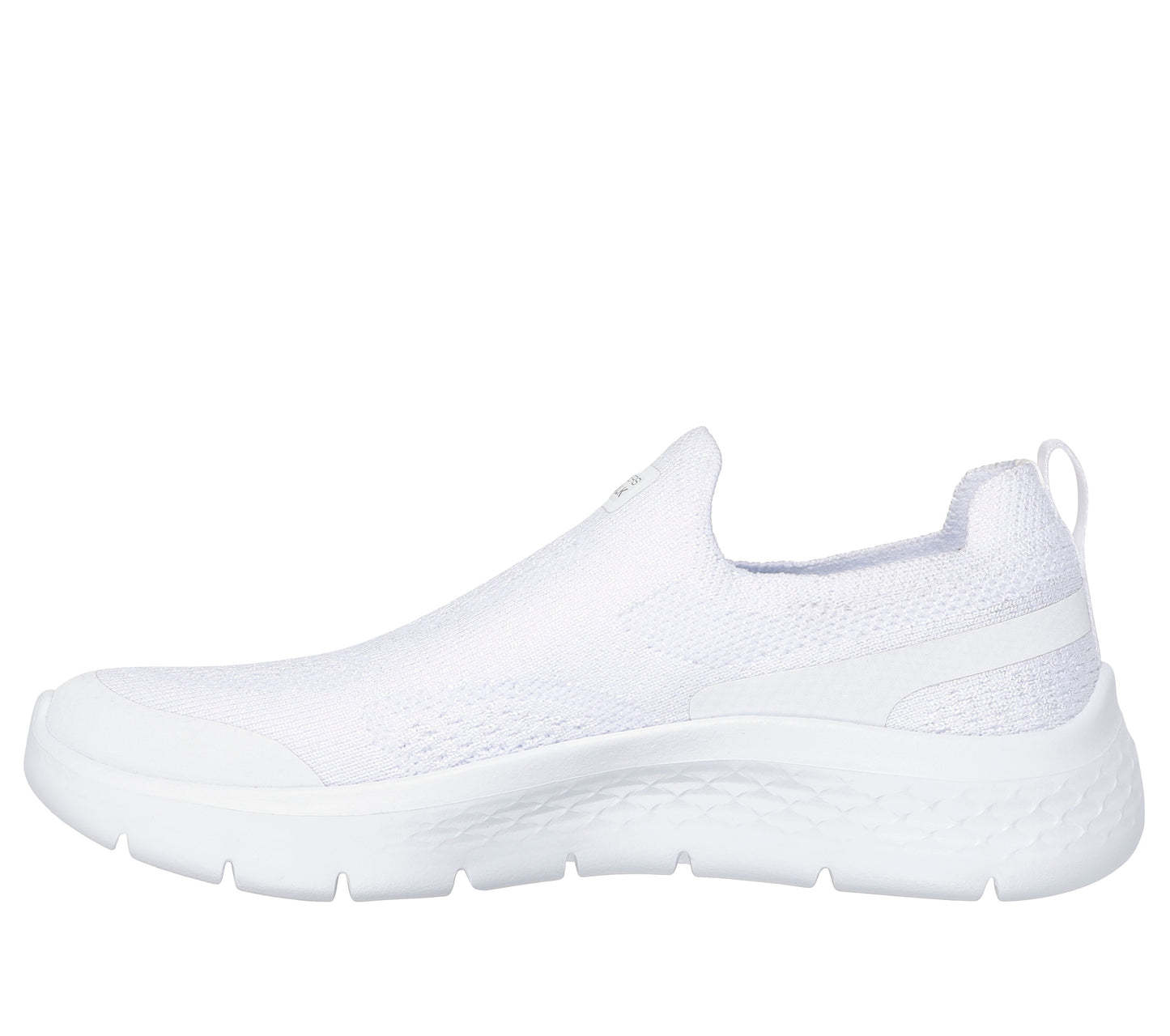 SKECHERS WOMEN'S GO WALK FLEX SLIP-ON SHOES  - WHITE