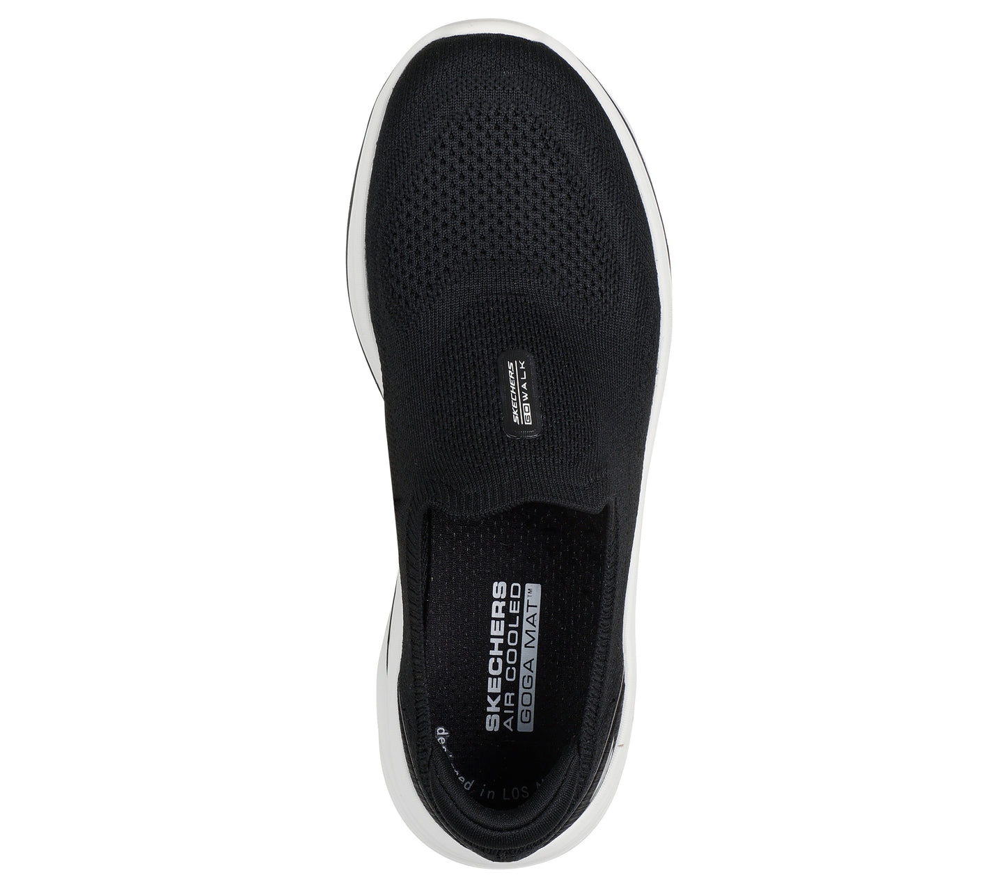 SKECHERS WOMEN'S GO WALK 8 - BLACK/WHITE