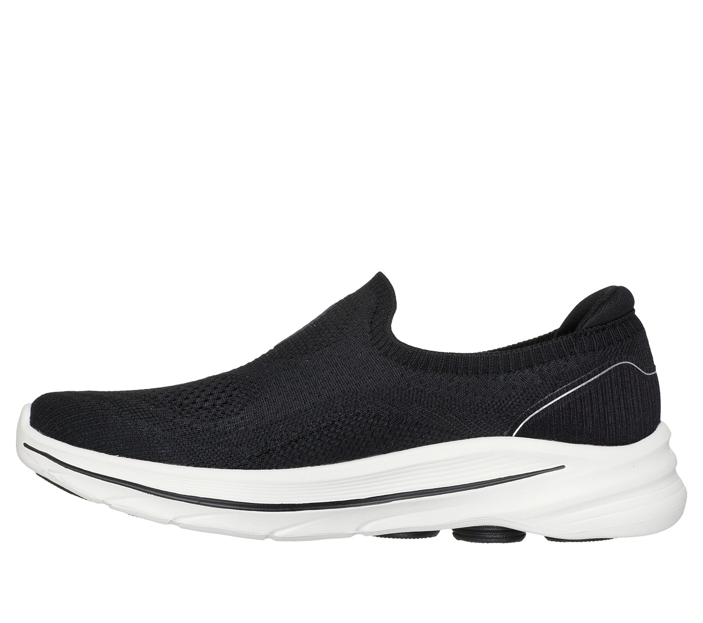 SKECHERS WOMEN'S GO WALK 8 - BLACK/WHITE
