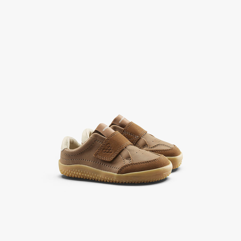 Vivobarefoot Gobi Sneakers Toddlers - Acorn - Sole Therapy
