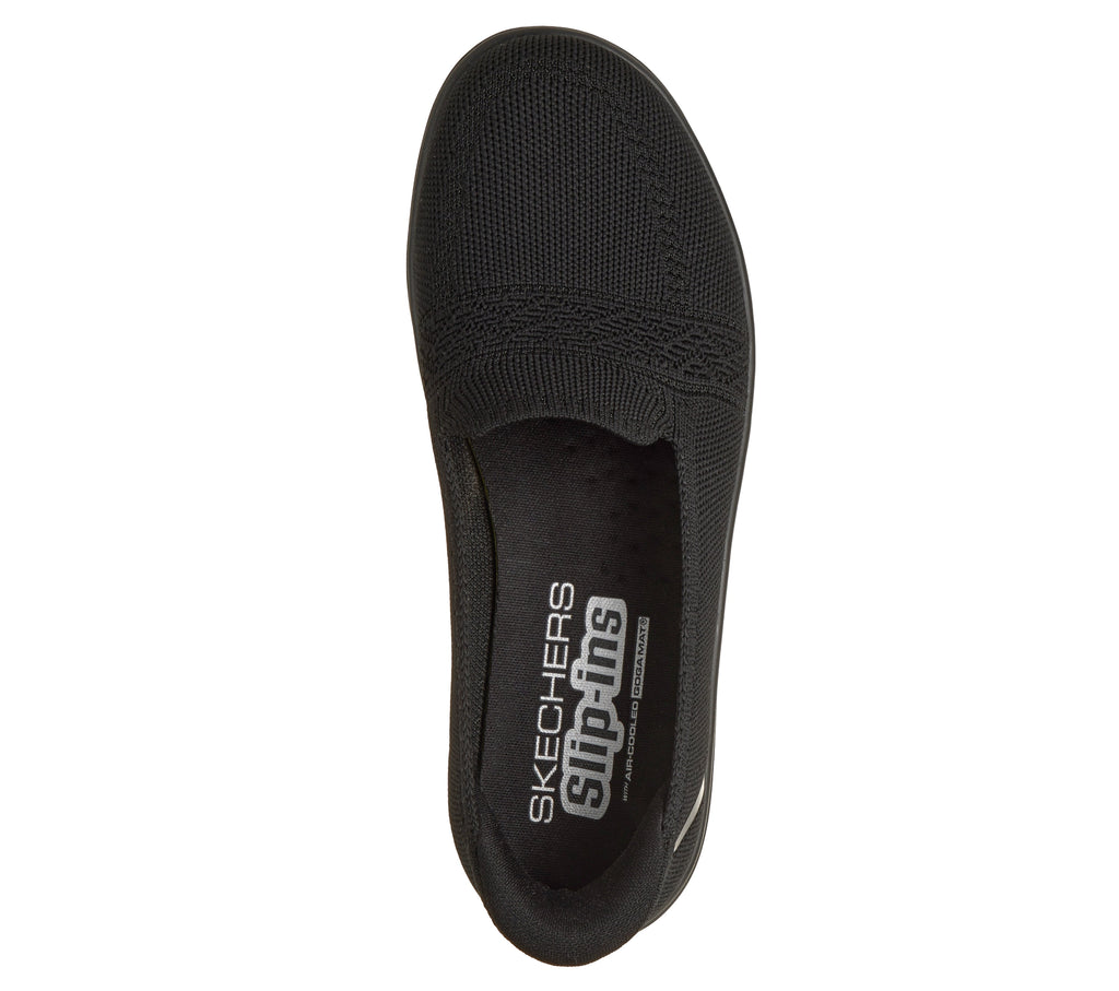 SKECHERS WOMEN'S ON-THE-GO FLEX RADIANT - BLACK/BLACK