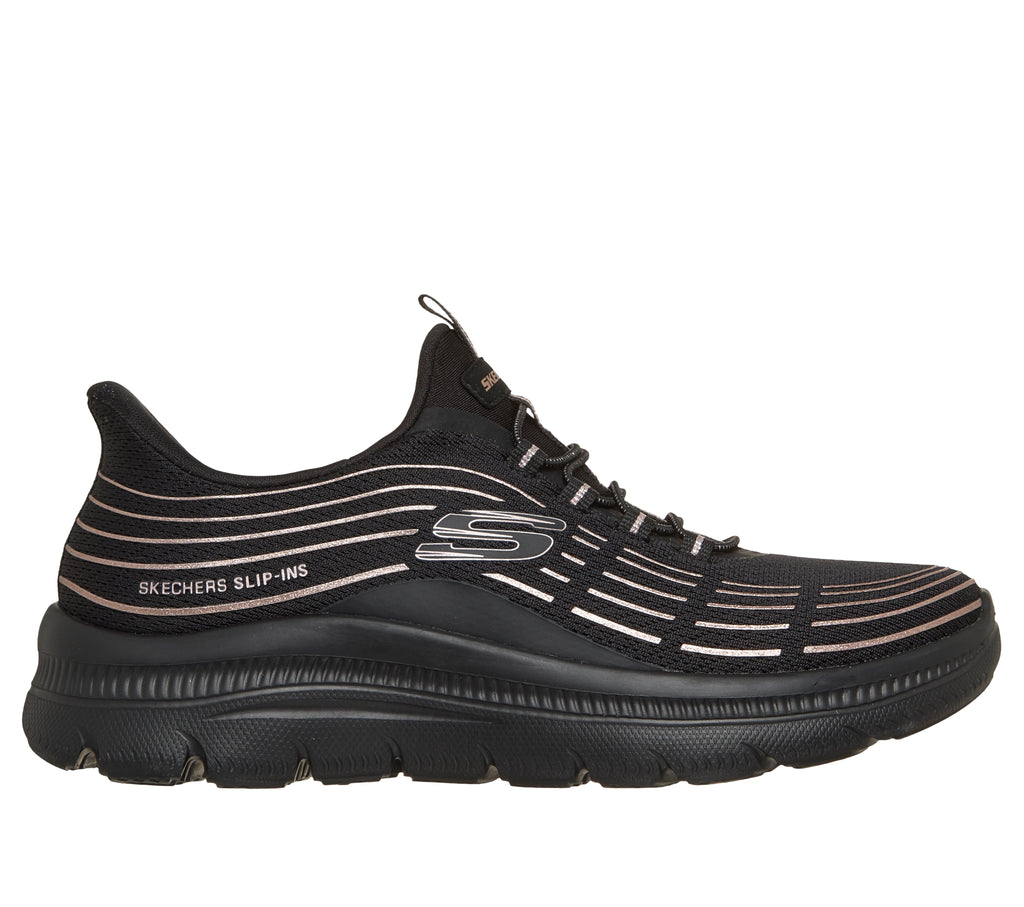 SKECHERS WOMEN'S SUMMITS PLUS - BLACK/BLACK