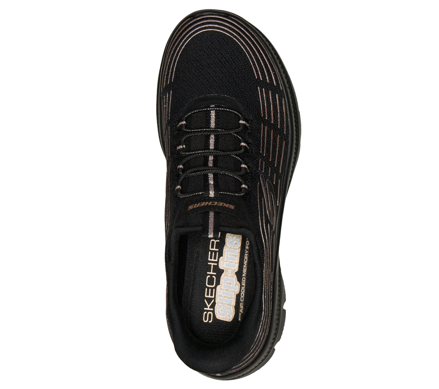 SKECHERS WOMEN'S SUMMITS PLUS - BLACK/BLACK