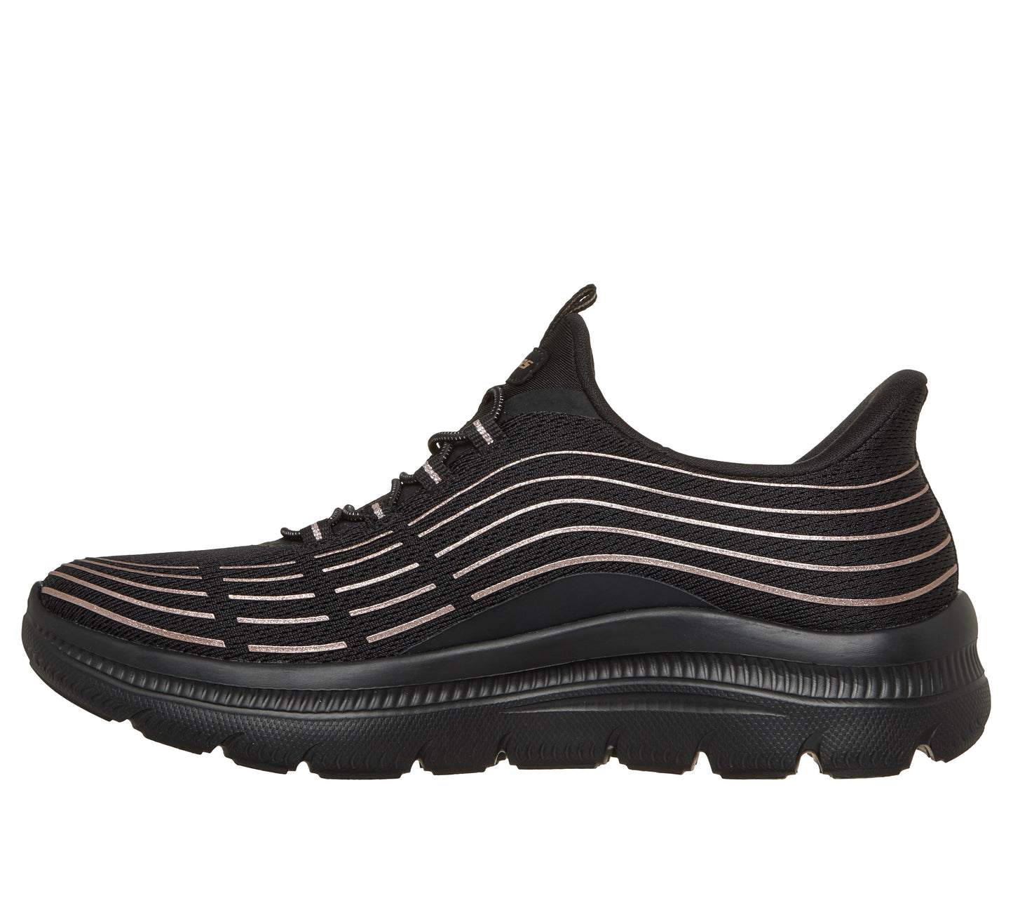 SKECHERS WOMEN'S SUMMITS PLUS - BLACK/BLACK