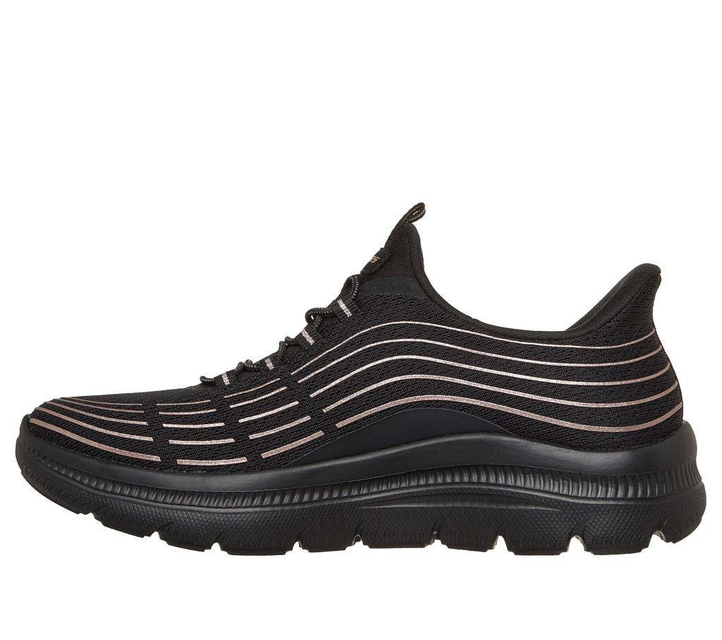 SKECHERS WOMEN'S SUMMITS PLUS - BLACK/BLACK