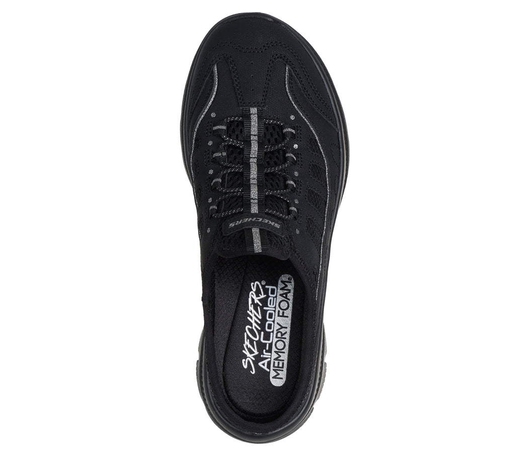 SKECHERS WOMEN'S SUMMITS PLUS - BLACK/BLACK