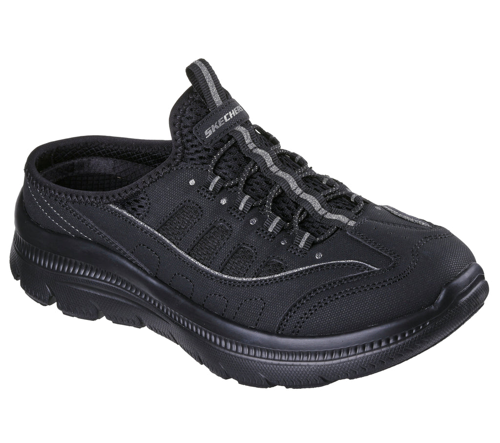 SKECHERS WOMEN'S SUMMITS PLUS - BLACK/BLACK
