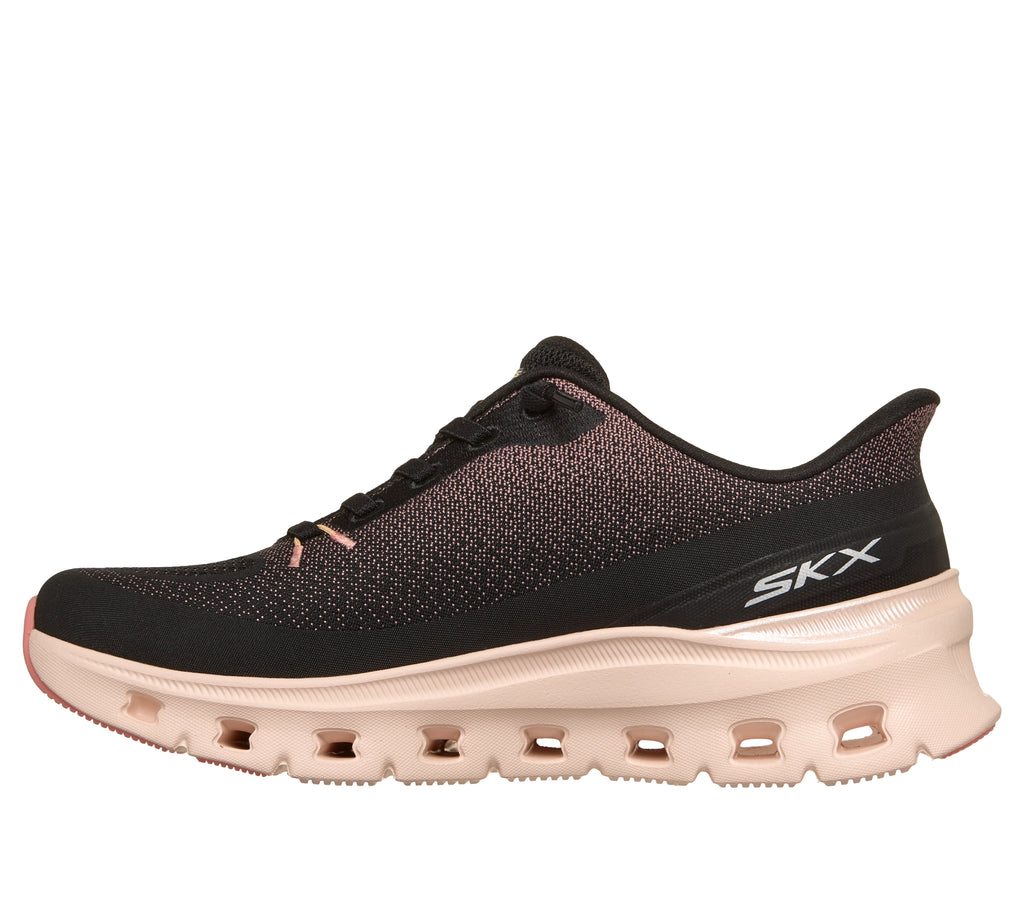 SKECHERS WOMENS ARCH FIT GLIDE-STEP PRO-BLACK CORAL