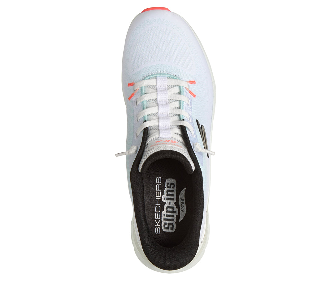 SKECHERS WOMENS ARCH FIT GLIDE-STEP PRO-LIGHT BLUE MULTI